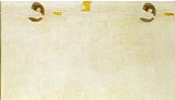 Gustav Klimt Famous Paintings - Entirety of Beethoven Frieze left4